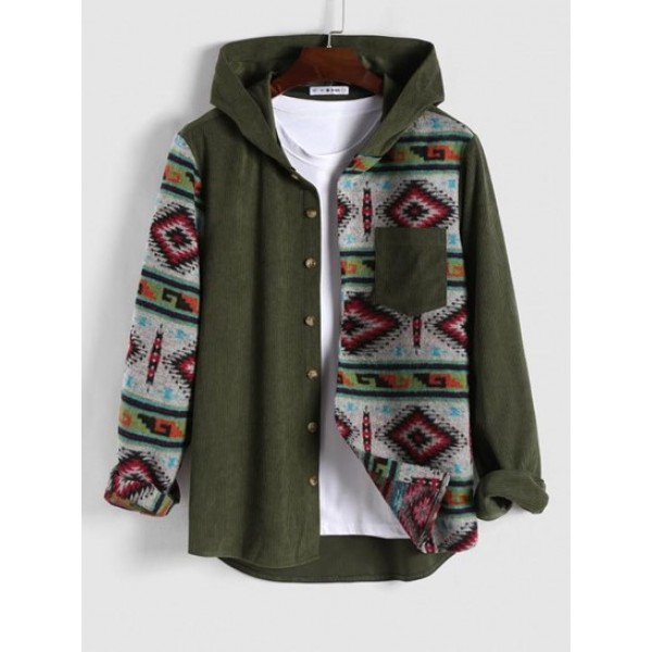 Ethnic Style Geometric Pattern Corduroy ... Ethnic Style Geometric Pattern Corduroy ...