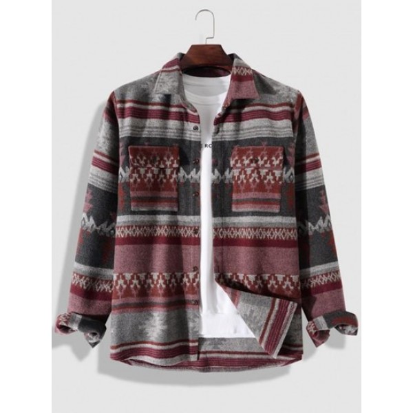 Tribal Ethnic Aztec Printed Double Pocke... Tribal Ethnic Aztec Printed Double Pocke...