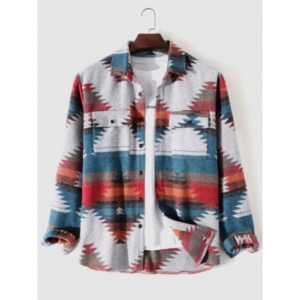 Tribal Geometric Ethnic Aztec Printed Bl... Tribal Geometric Ethnic Aztec Printed Bl...