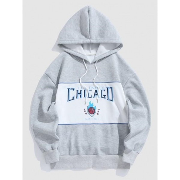 Letter CHICAGO And Basketball Printed Fl... Letter CHICAGO And Basketball Printed Fl...
