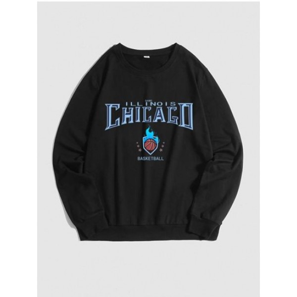 Letter CHICAGO And Basketball Pattern Pu... Letter CHICAGO And Basketball Pattern Pu...