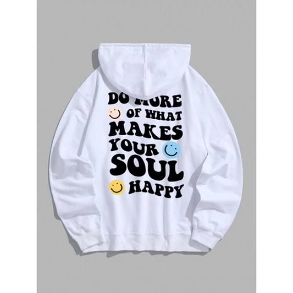 Smile Face And Letter Printed Streetwear... Smile Face And Letter Printed Streetwear...