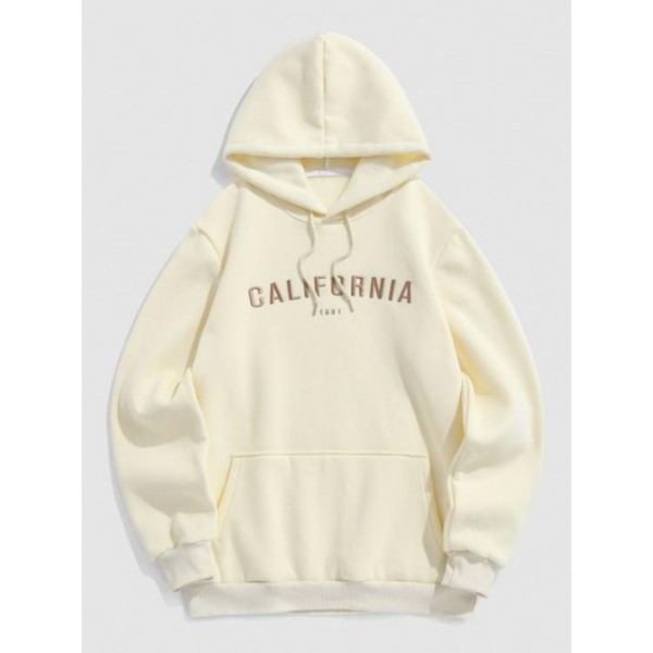 Embroidery CALIFORNIA Fleece Lining Esse... Embroidery CALIFORNIA Fleece Lining Esse...