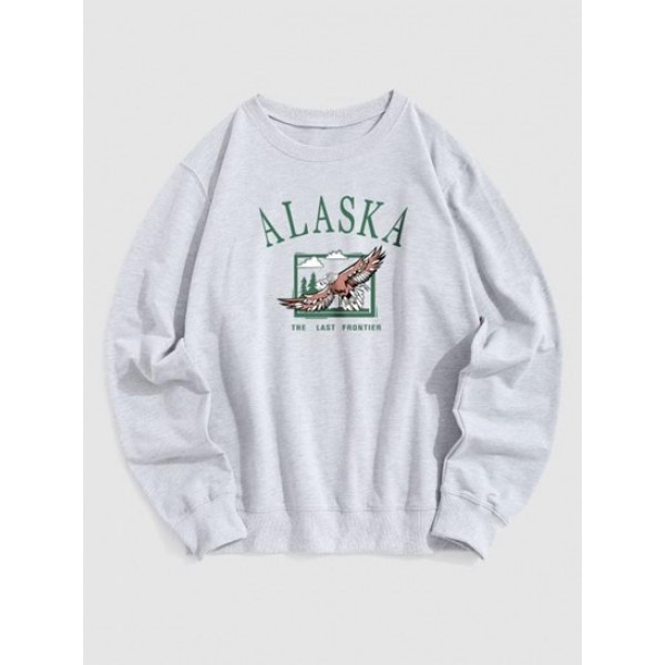 Blokecore Streetwear ALASKA Eagle Graphi... Blokecore Streetwear ALASKA Eagle Graphi...