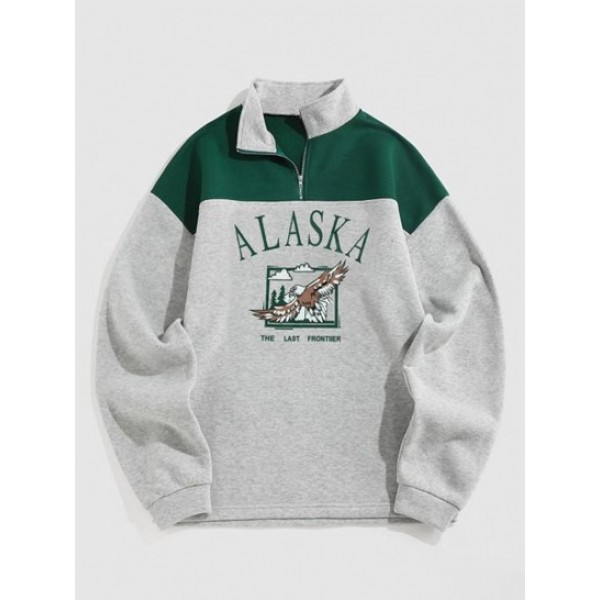 Streetwear Vintage ALASKA Graphic Eagle ... Streetwear Vintage ALASKA Graphic Eagle ...