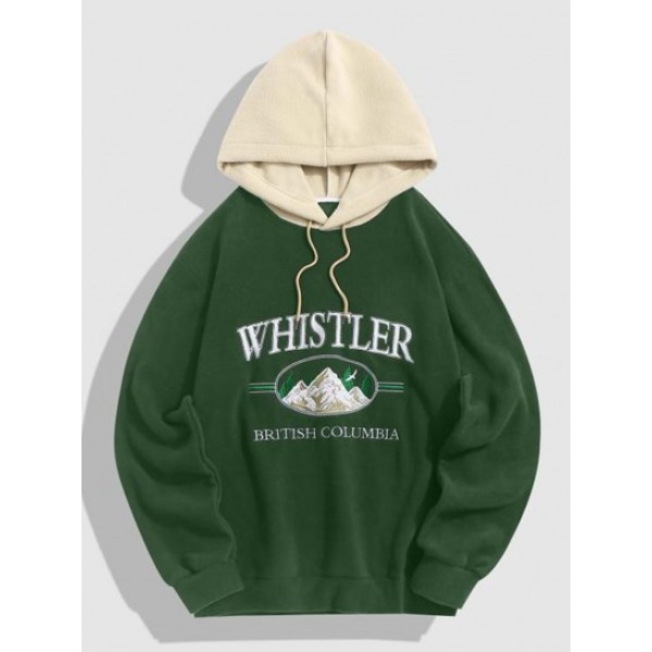 Streetwear Colorblock Letter Mountain Em... Streetwear Colorblock Letter Mountain Em...