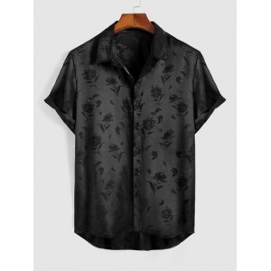 Jacquard Slick Short Sleeve Shirt