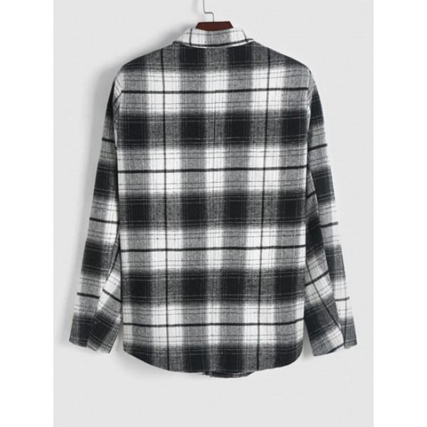 Check Front Pocket Shacket Check Front Pocket Shacket