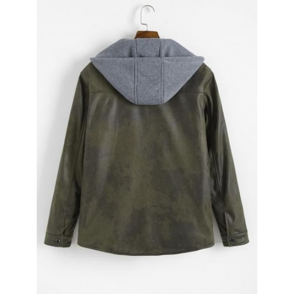 Colorblock Hood Teddy-lined Jacket Colorblock Hood Teddy-lined Jacket