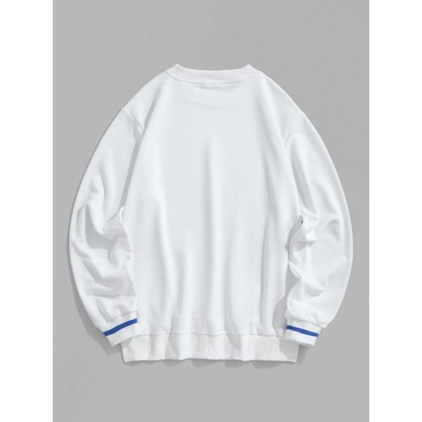 Letter CALIFORNIA Printed Sweatshirt Letter CALIFORNIA Printed Sweatshirt