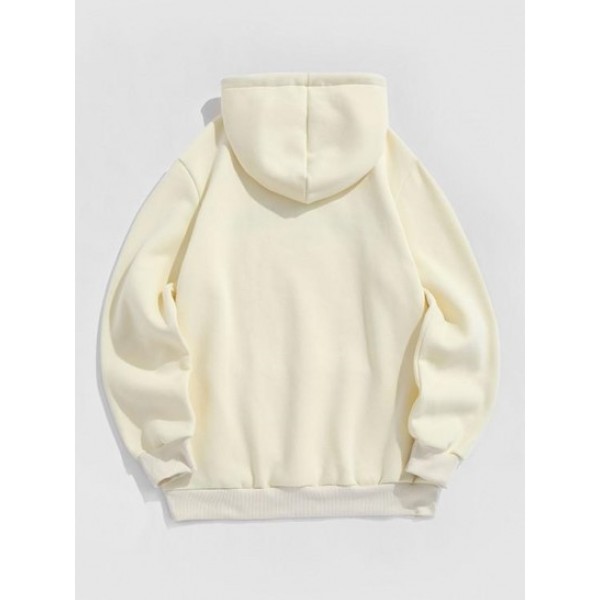 Embroidery CALIFORNIA Fleece Lining Essentials Hoodie Embroidery CALIFORNIA Fleece Lining Essentials Hoodie