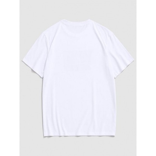 Short Sleeve Astronaut Print Vintage Graphic T-shirt Short Sleeve Astronaut Print Vintage Graphic T-shirt