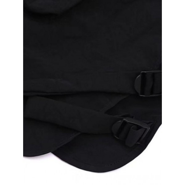 Multi-pocket Side-release Buckle Design Cargo Vest Multi-pocket Side-release Buckle Design Cargo Vest