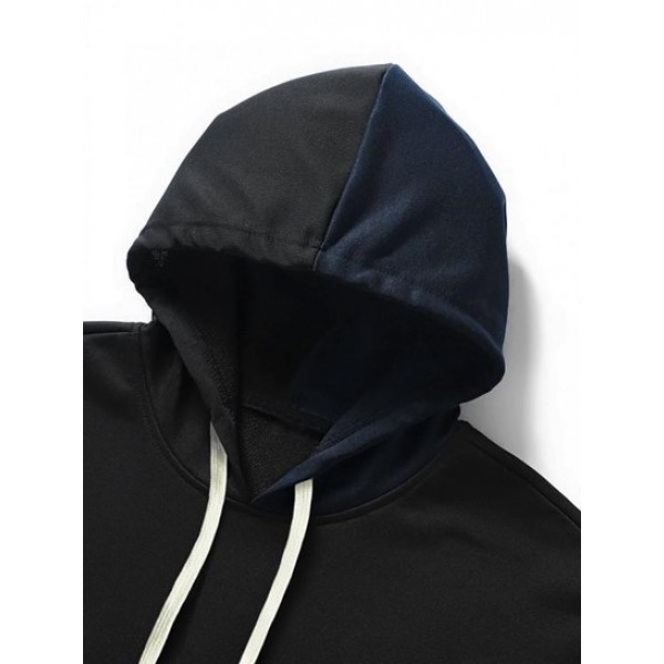 Colorblock Kangaroo Pocket Hoodie Colorblock Kangaroo Pocket Hoodie