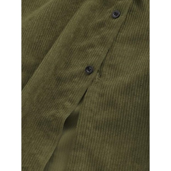 Vintage Pocket Corduroy Long Sleeves Shirt Vintage Pocket Corduroy Long Sleeves Shirt