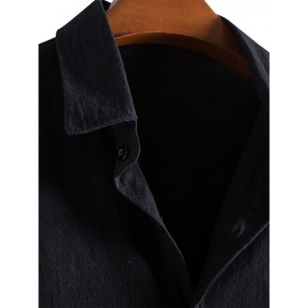 Solid Basic Button Up Shirt Solid Basic Button Up Shirt