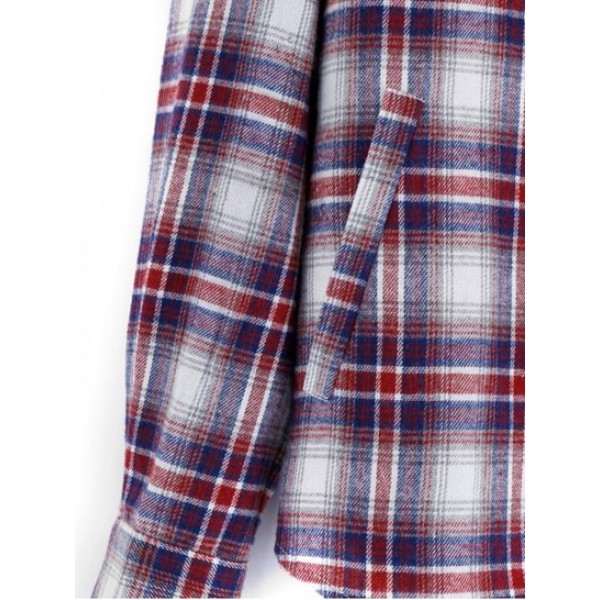 Fuzzy Flannel Plaid Casual Button Fluffy Shirt Jacket Fuzzy Flannel Plaid Casual Button Fluffy Shirt Jacket