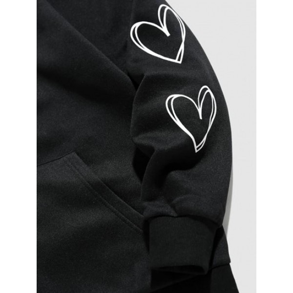 Heart Spider Web Halloween Zip Up Fleece Lining Hooded Coat Heart Spider Web Halloween Zip Up Fleece Lining Hooded Coat