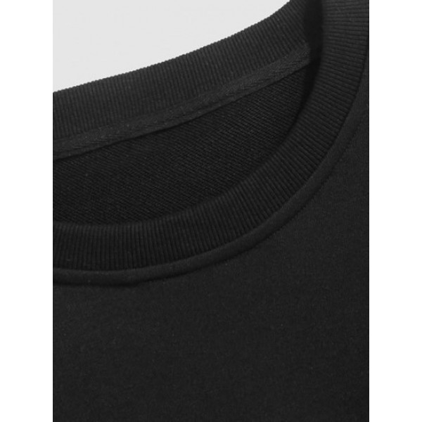 Letter New York Embroider Pullover Sweatshirt Letter New York Embroider Pullover Sweatshirt