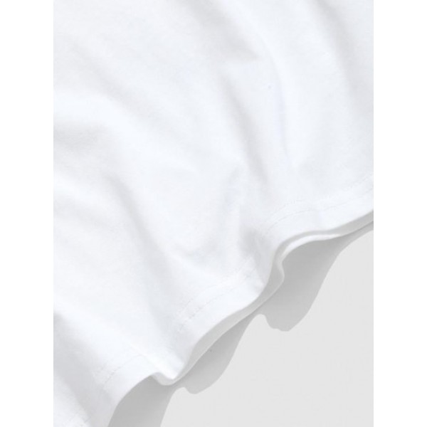 Celestial Sun Moon Print Short Sleeve T-shirt Celestial Sun Moon Print Short Sleeve T-shirt