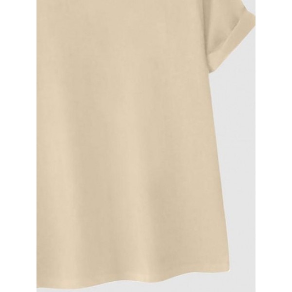 Wisdom Words Printed Casual T-shirt Wisdom Words Printed Casual T-shirt