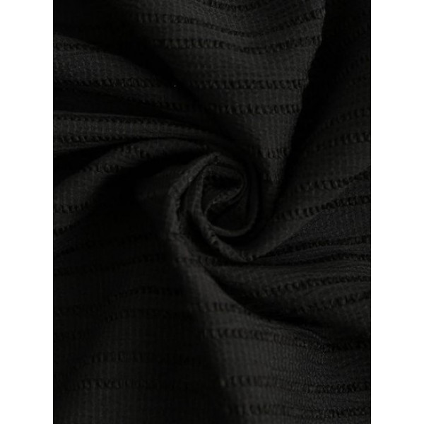 Long Sleeves Solid Color Textured Shirt Long Sleeves Solid Color Textured Shirt